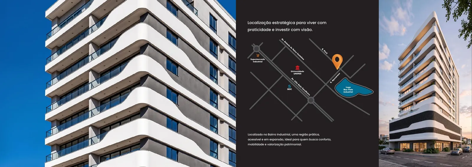 Caderno de vendas do Residencial Amália: arquitetura e localização